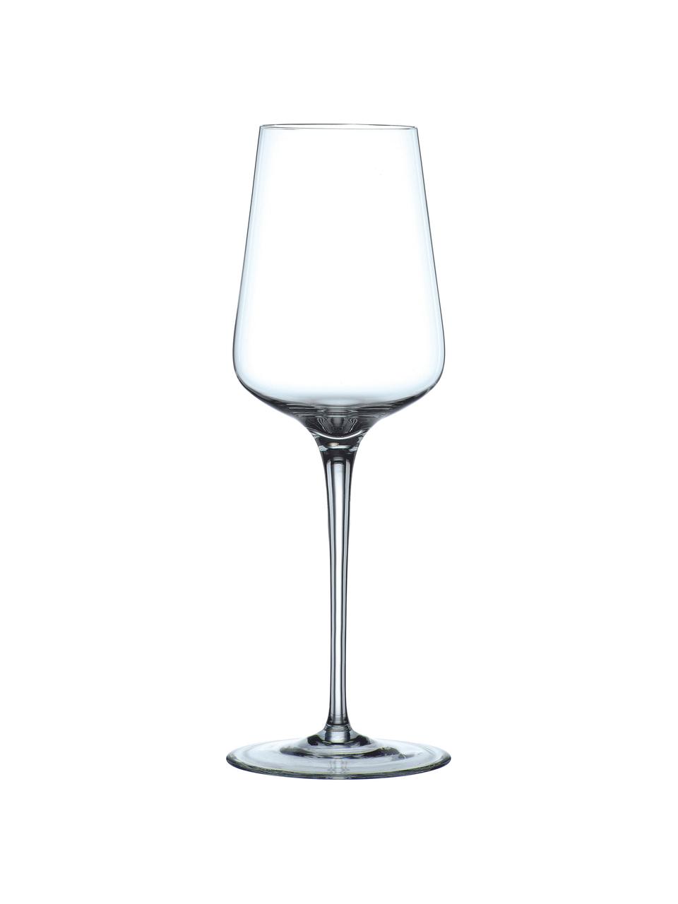 Kristall-Weißweingläser ViNova, 4 Stück, Kristallglas, Transparent, Ø 8 x H 24 cm, 380 ml