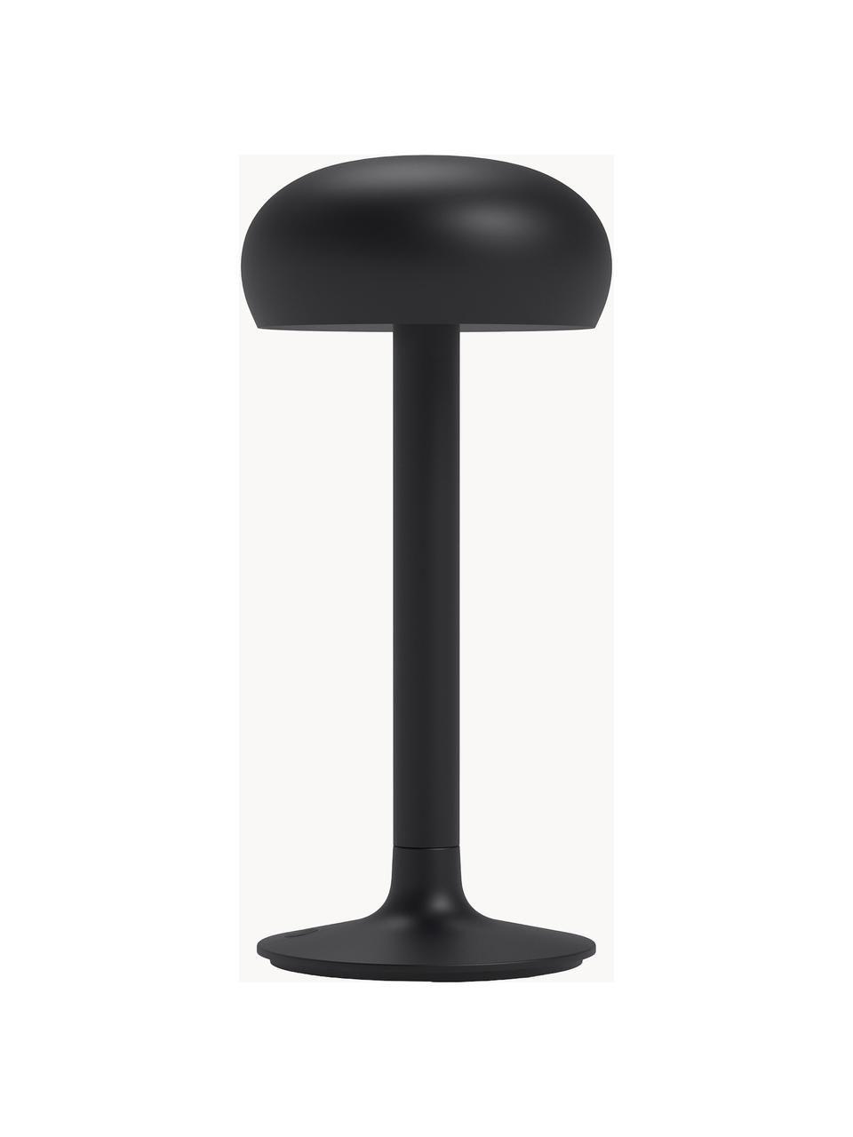 Malá stmívatelná stolní LED lampa Emendo, Hliník, potažená ocel, Černá, Ø 13 cm, V 29 cm