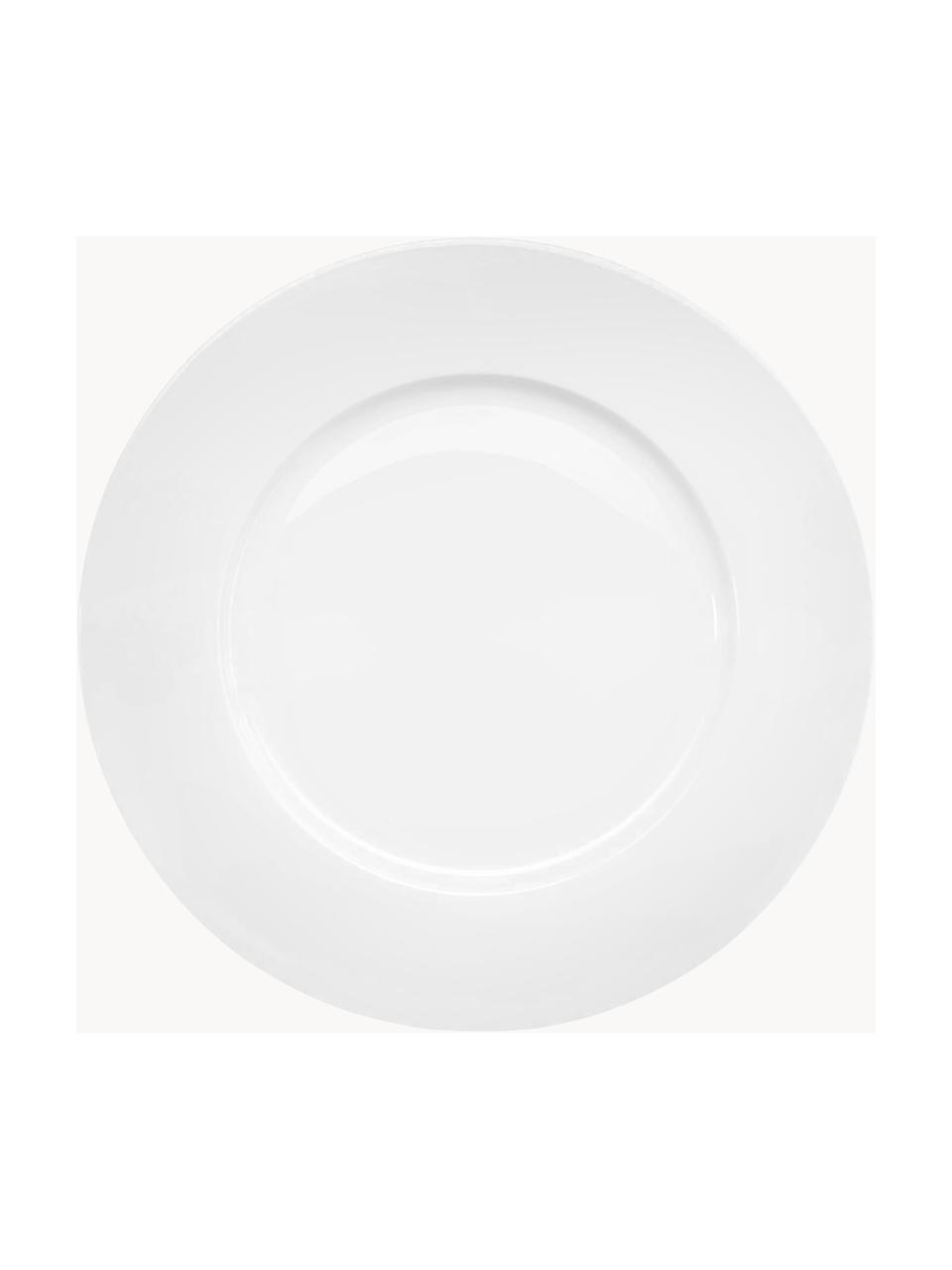 Ontbijtbord à table van beenderporselein, 6 stuks, Beenderporselein (porselein)
Fine Bone China is een zacht porselein, dat zich vooral onderscheidt door zijn briljante, doorschijnende glans., Wit, Ø 24 cm