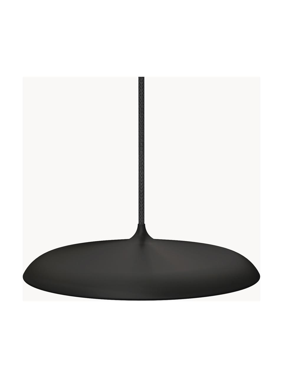 Lampa wisząca LED XS Artist, Czarny, matowy, Ø 25 x W 6 cm