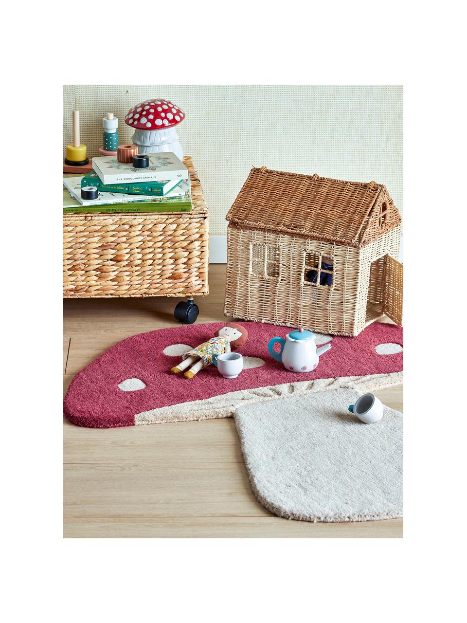 Tapis en laine pour enfant Mushroom, 100 % laine

Les tapis en laine peuvent perdre des fibres lors des premières semaines et des peluches peuvent se former, ce phénomène est naturel et diminue à mesure de votre usage et du temps, Lie de vin, beige, larg. 85 x long. 90 cm (taille XS)