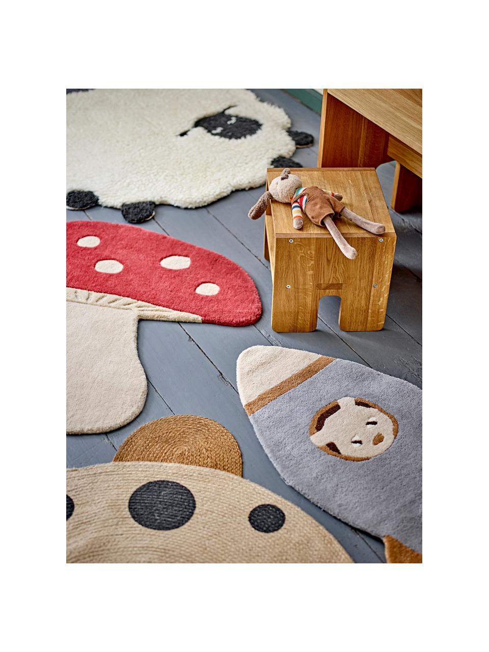 Tapis en laine pour enfant Mushroom, 100 % laine

Les tapis en laine peuvent perdre des fibres lors des premières semaines et des peluches peuvent se former, ce phénomène est naturel et diminue à mesure de votre usage et du temps, Lie de vin, beige, larg. 85 x long. 90 cm (taille XS)