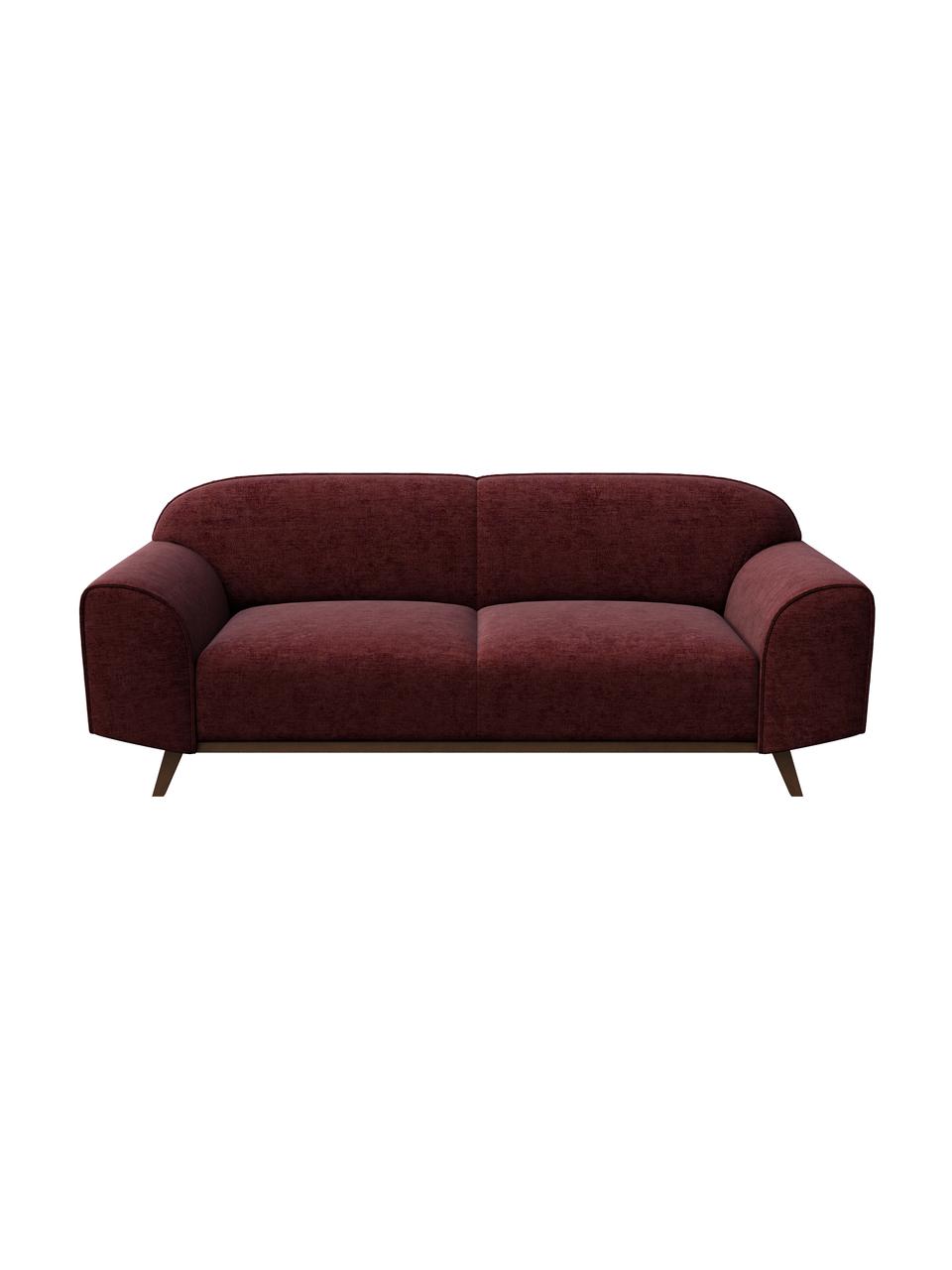 Sofa z Zero Spot System  Nesbo (2-osobowa), Tapicerka: 100% poliester z Zero Spo, Nogi: metal lakierowany, Ciemny czerwony, S 193 x G 83 cm