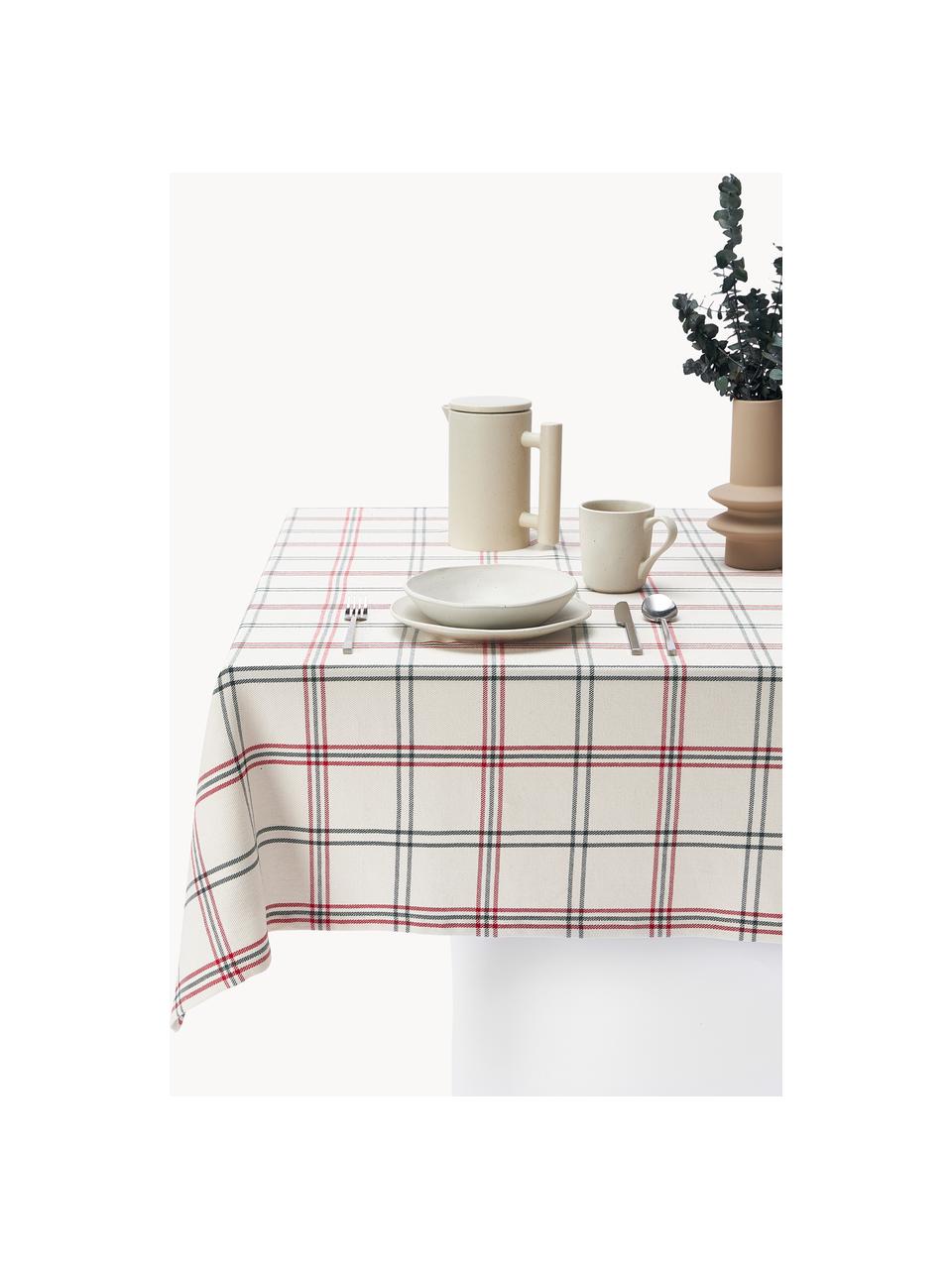 Nappe à carreaux Aster, 100 % coton

Le matériau est certifié STANDARD 100 OEKO-TEX®, 1023283-1, Blanc cassé, vert foncé, rouge, 6-8 personnes (long. 250 x larg. 140 cm)