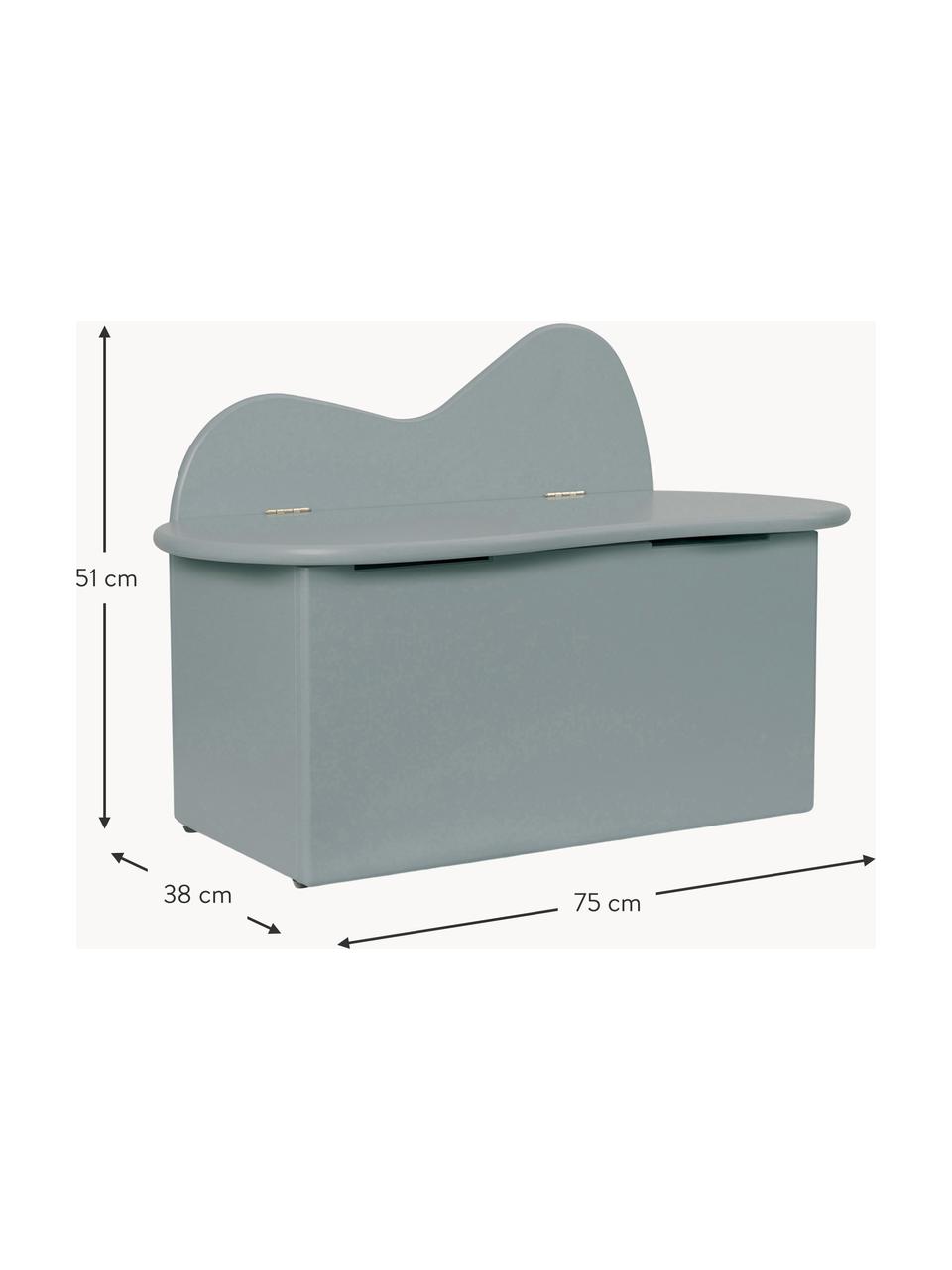 Banc en bois avec rangement pour enfant Slope, MDF laqué

Ce produit est fabriqué à partir de bois certifié FSC® issu d'une exploitation durable, Gris-bleu, larg. 75 x prof. 38 cm