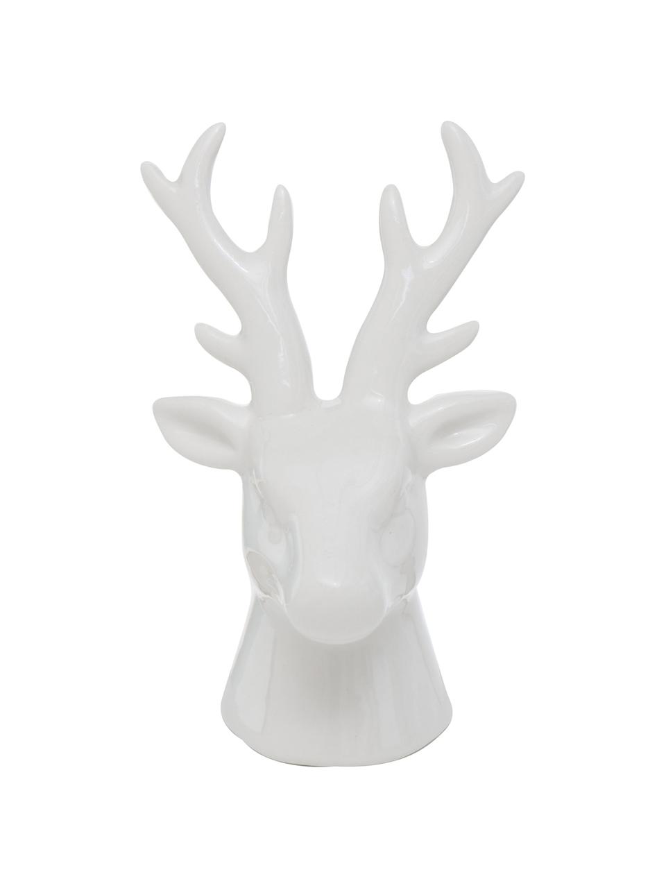 Figuras decorativas Thore,12 cm, 2 uds., Porcelana, Blanco, An 11 x Al 12 cm