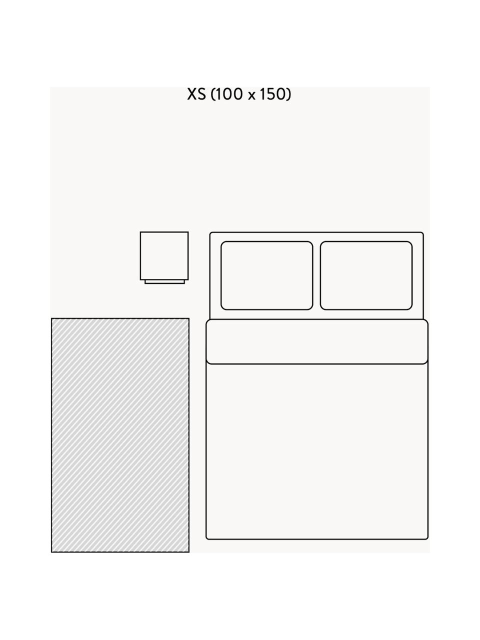 Dětský koberec Dennis, Bavlna, Světle béžová, šedá, Š 100 cm, D 150 cm (velikost XS)