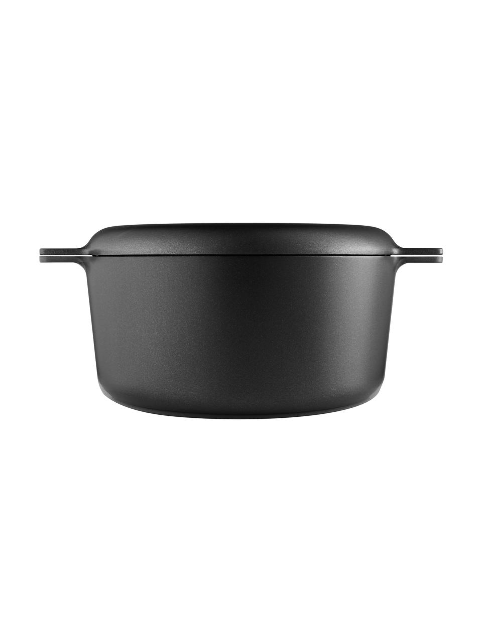 Garnek z powłoką zapobiegającą przywieraniu Nordic Kitchen, Aluminium z powłoką zapobiegającą przywieraniu Slip-Let®, Czarny, Ø 25 x W 13 cm