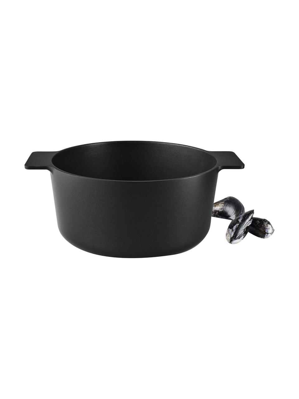 Casserole avec revêtement antiadhésif Nordic Kitchen, Aluminium avec revêtement antiadhésif Slip-Let®, Noir, Ø 25 x haut. 13 cm