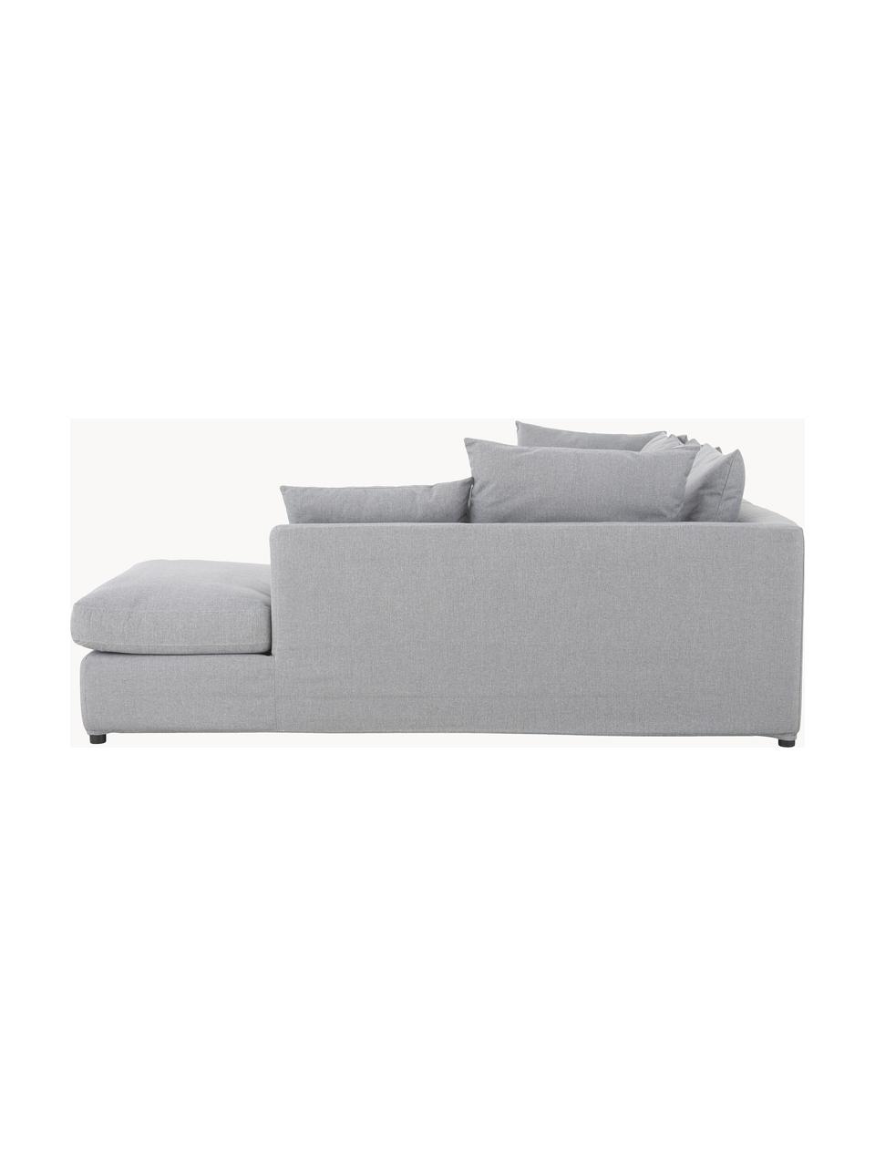 Divano angolare grande Zach, Rivestimento: polipropilene Il rivestim, Piedini: materiale sintetico, Tessuto grigio, Larg. 300 x Prof. 213 cm, chaise-longue a sinistra