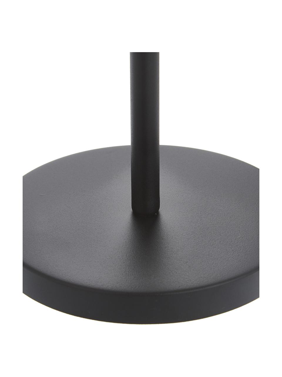 Espejo tocador redondo de metal Classic, con aumento, Espejo: cristal, Negro, Ø 20 x Al 35 cm