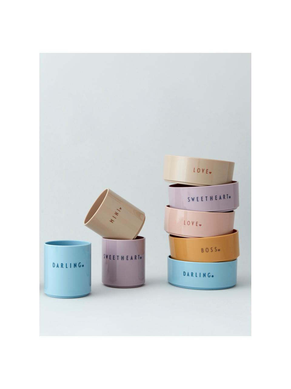 Kinderkom Mini Favourite, Tritan (kunststof), BPA-, BPS- en EA-vrij, Blauw (Darling), Ø 11 x H 4 cm
