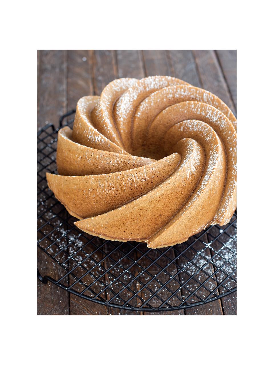 Stampo ciambella con rivestimento antiaderente Heritage Bundt, varie misure, Alluminio fuso, rivestimento antiaderente, Dorato con finitura metallica, Larg. 26 x Alt. 10 cm