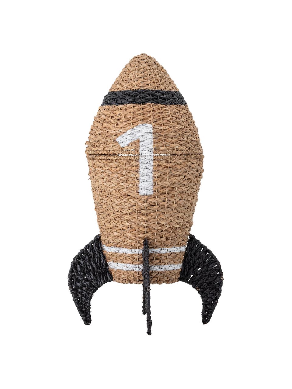 Panier de rangement enfant Cosmina, Algues, Beige, Ø 40 x haut. 69 cm