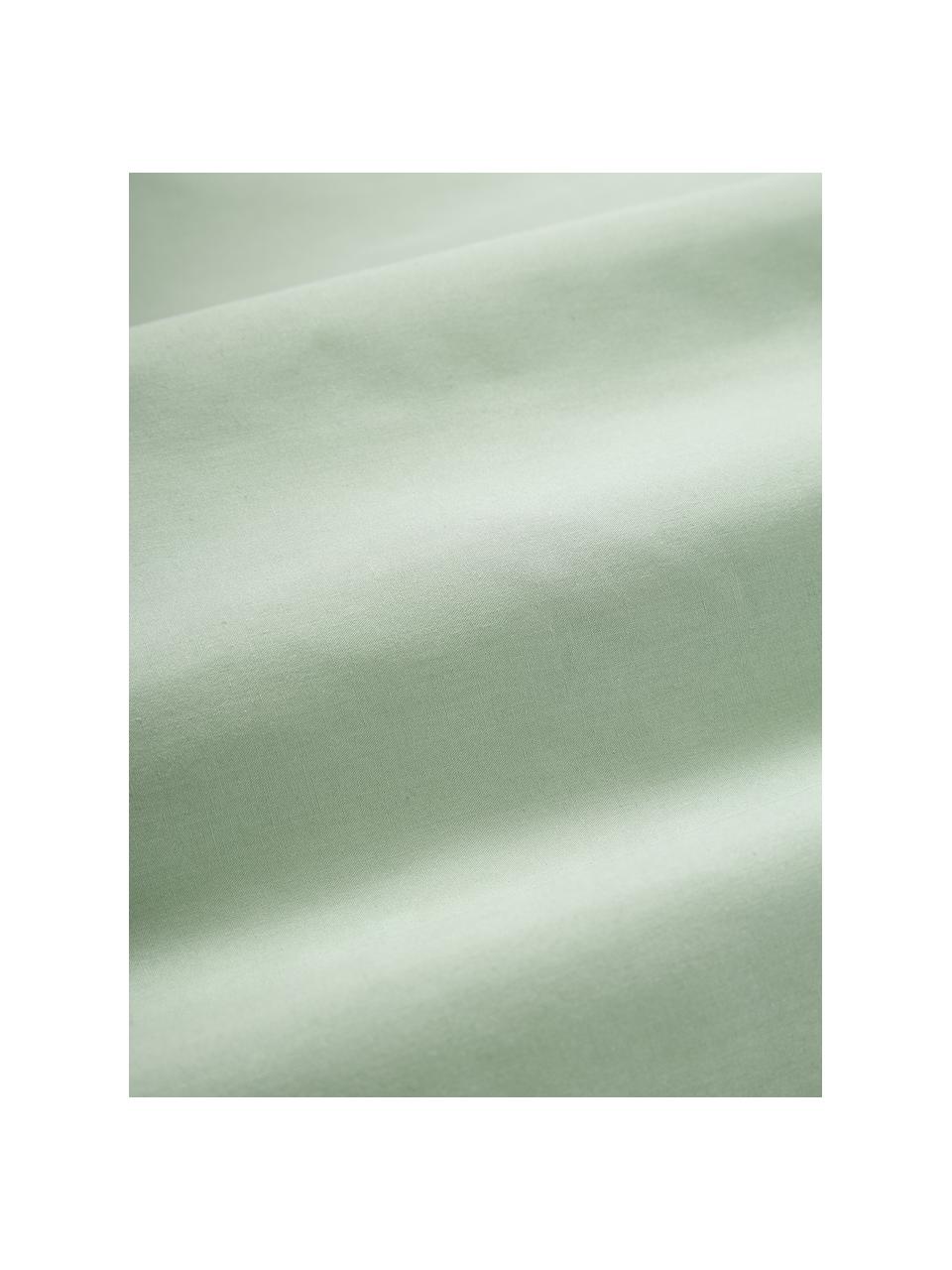 Poszewka na poduszkę z perkalu Elsie, 2 szt., Zielony, S 40 x D 80 cm