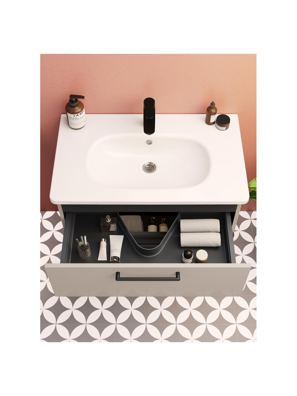 Mueble bajo lavabo Orna, Greige, An 60 x Al 67 cm