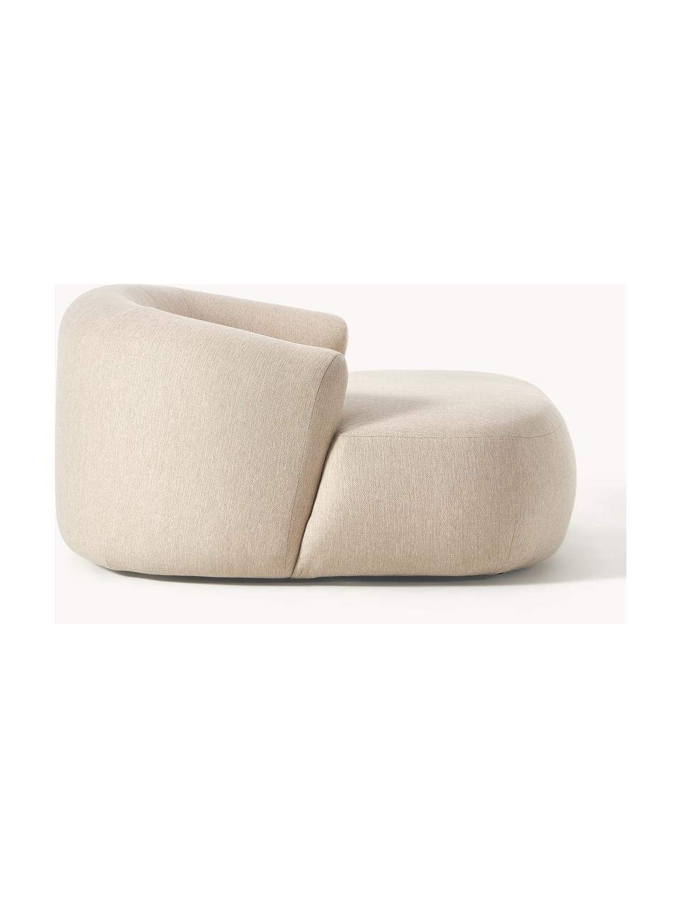 Sillón grande Sofia, Tapizado: 100% polipropileno Alta r, Estructura: madera de abeto, tablero , Patas: plástico El material util, Tejido beige claro, An 145 x F 144 cm