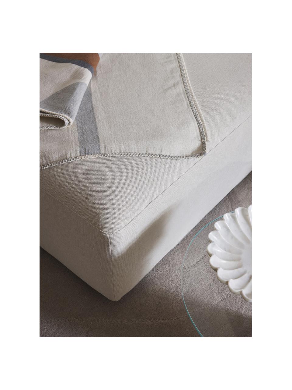 Sofá rinconera Melva (4 plazas), Tapizado: 100% poliéster Alta resis, Estructura: madera de pino y abeto ma, Patas: plástico., Tejido Off White, An 319 x F 195 cm, chaise longue izquierda
