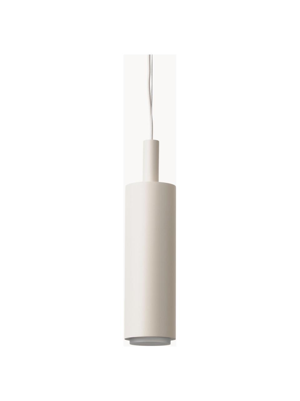 LED-Pendelleuchte Jari aus Metall, Lampenschirm: Metall, pulverbeschichtet, Diffusorscheibe: Acryl, Baldachin: Metall, pulverbeschichtet, Hellbeige, Ø 10 x H 40 cm