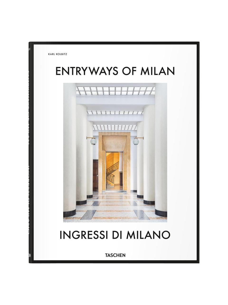 Libro illustrato Entryways of Milan, Carta, copertina rigida, Ingressi di Milano, Larg. 26 x Lung. 34 cm