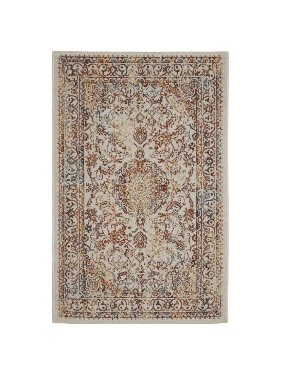 Tapis d'extérieur / intérieur style vintage Dana, 100 % polypropylène, Tons beiges, larg. 120 x long. 180 cm (taille S)