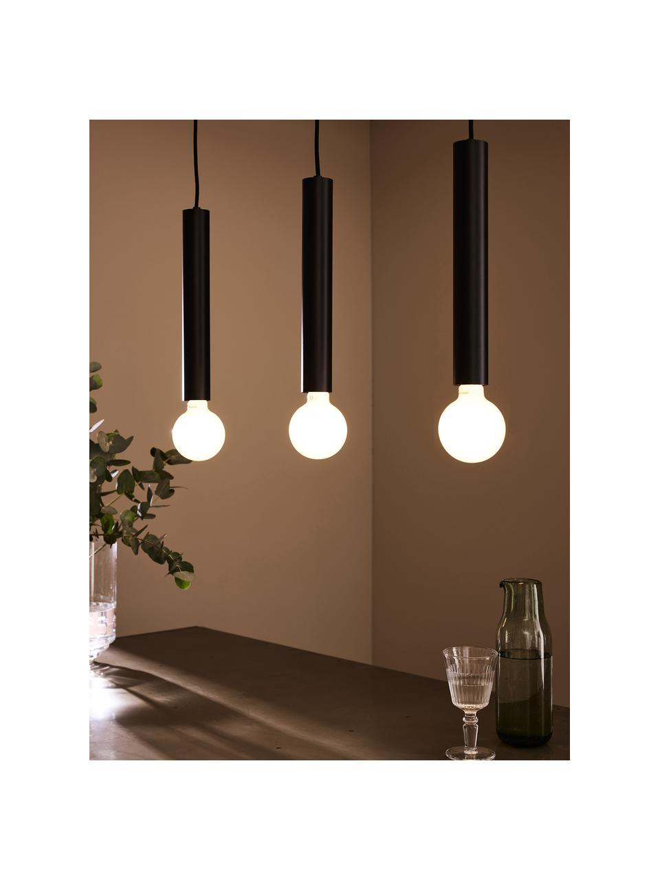 Grande suspension Sencillo, Noir, larg. 75 x haut. 36 cm