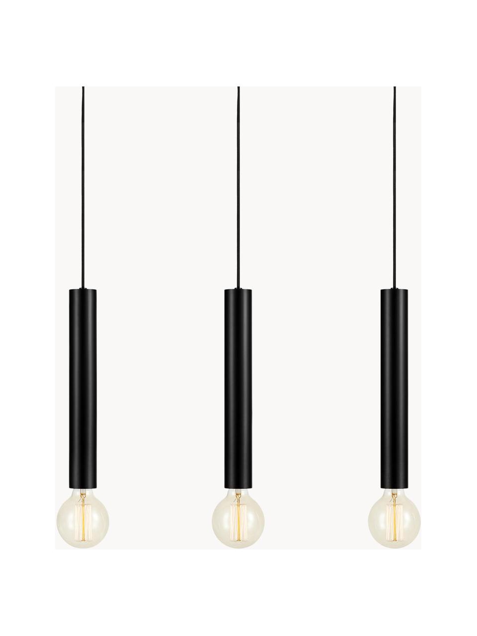 Grande suspension Sencillo, Noir, larg. 75 x haut. 36 cm