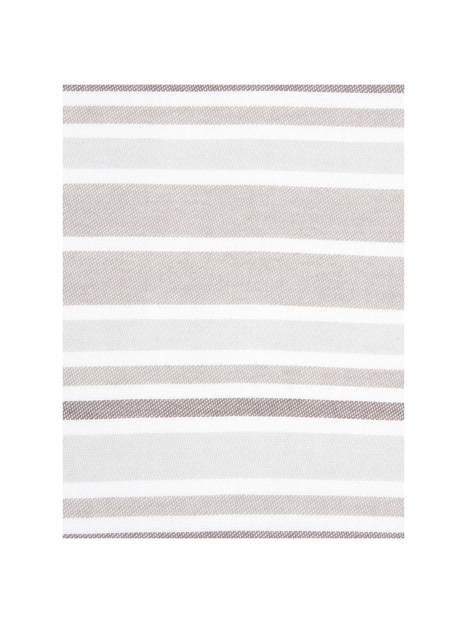 Camino de mesa Katie, Algodón, Blanco, beige, An 50 x L 150 cm