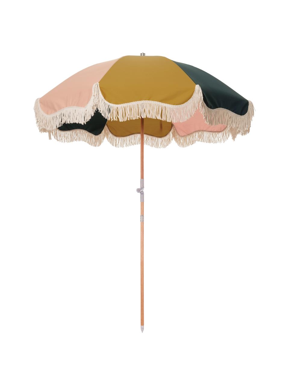 Parasol met franjes, knikbaar | Westwing