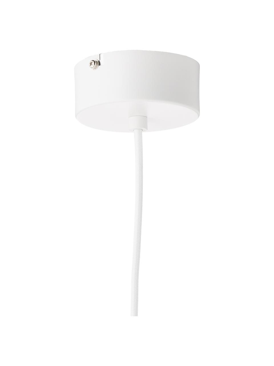 Kleine LED-Pendelleuchte Swing, Lampenschirm: Metall, Baldachin: Metall, Weiß, Creme, Ø 22 cm