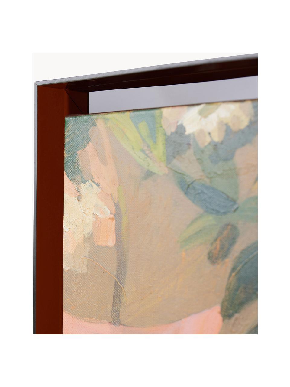 Tableau sur toile peint à la main avec cadre en bois Higher, Party, larg. 152 x haut. 127 cm
