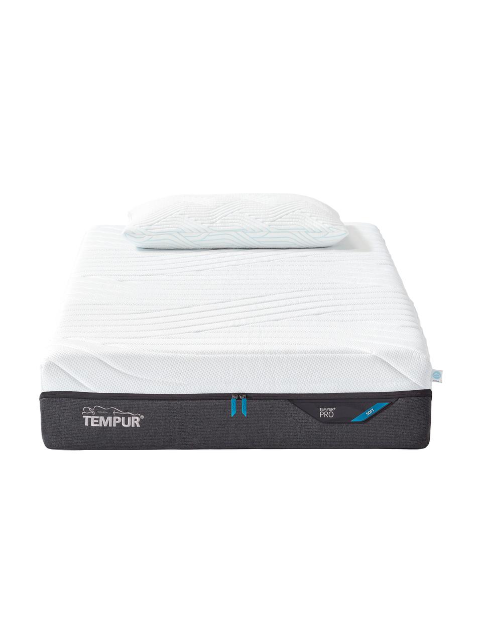Matelas en mousse viscoélastique à mémoire de forme Pro CoolQuilt Soft, Souple, larg. 80 cm x long. 200 cm