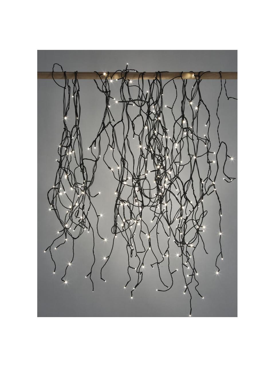 Ghirlanda a LED Twinkle, bianco caldo, Plastica, Nero, Lung. 500 cm