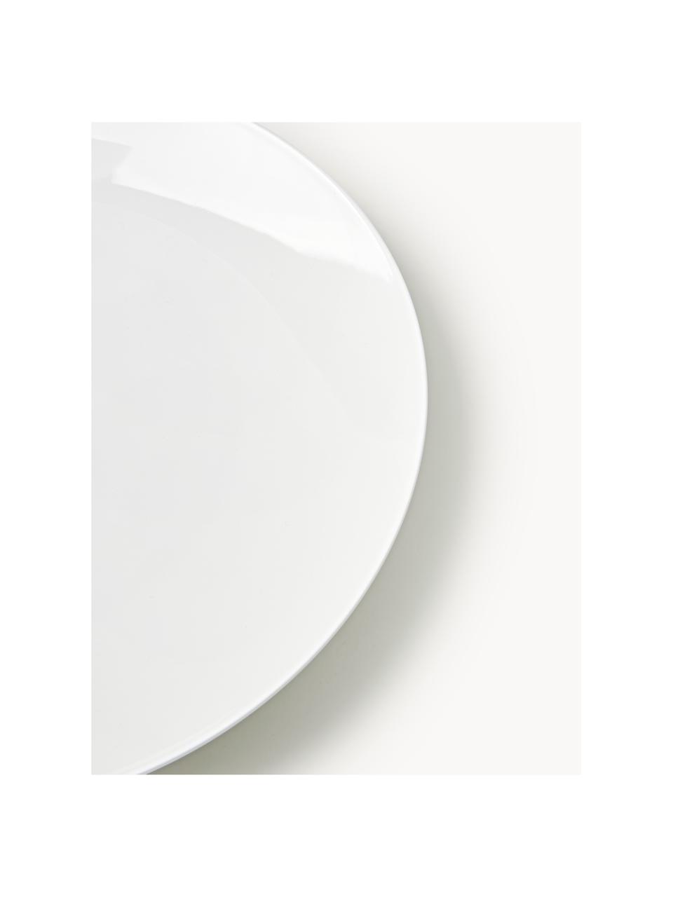 Piattino da dessert Delight Modern 4 pz, Porcellana, Bianco, Ø 20 cm
