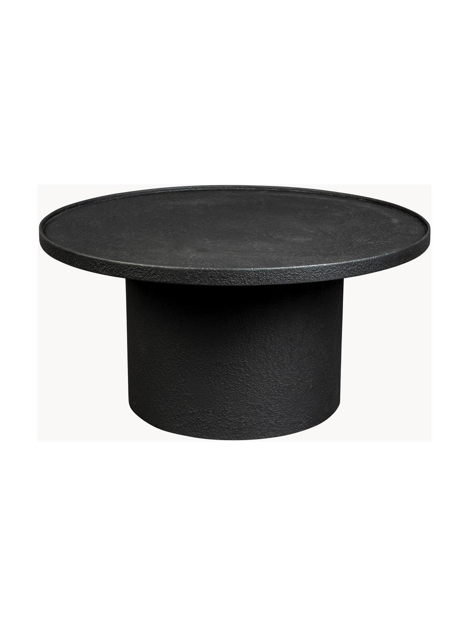 Okrúhly konferenčný stolík Winston, Čierna, Ø 70 cm