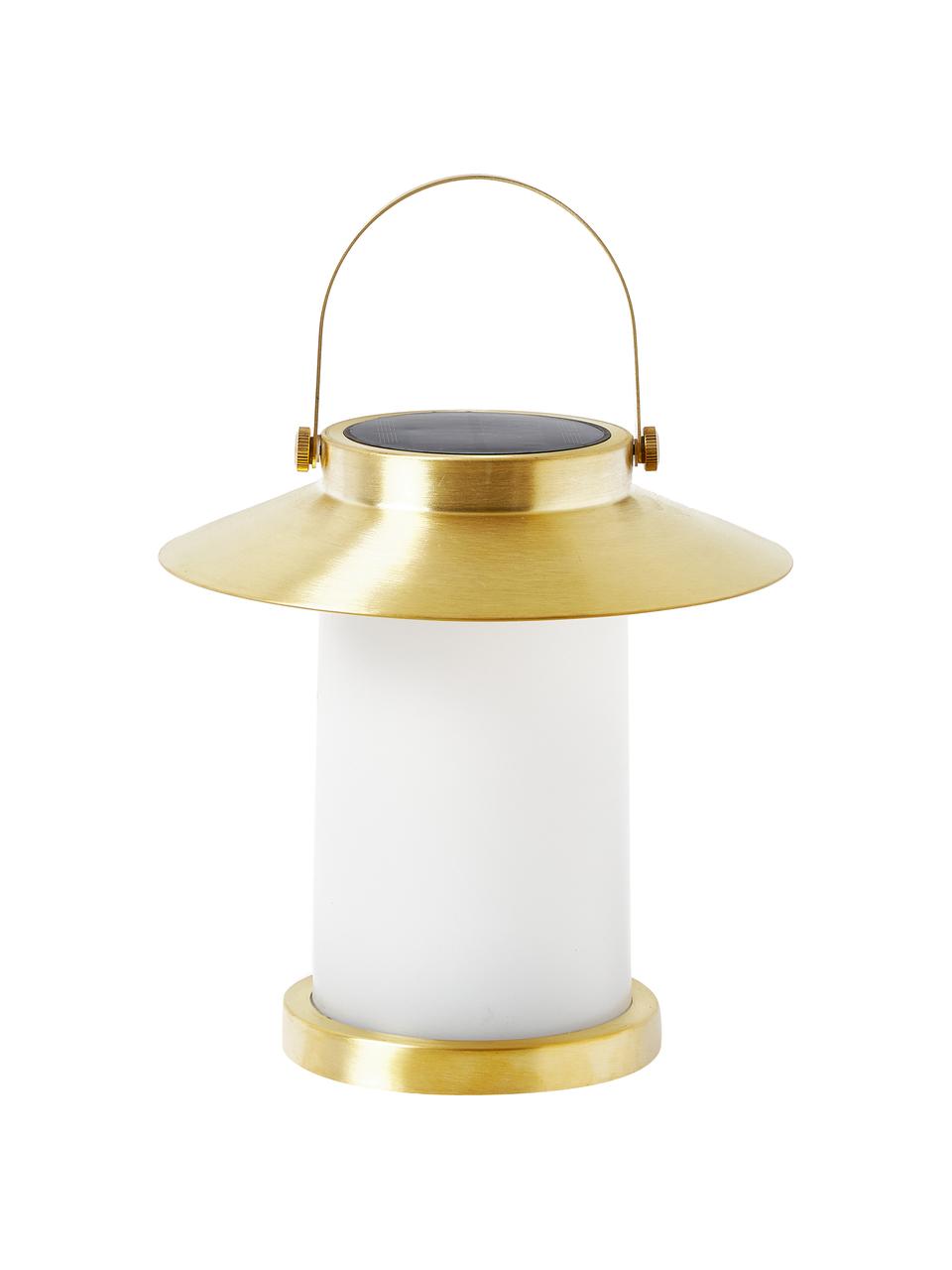 Mobile dimmbare Außentischlampe, Goldfarben, Ø 23 x H 22 cm