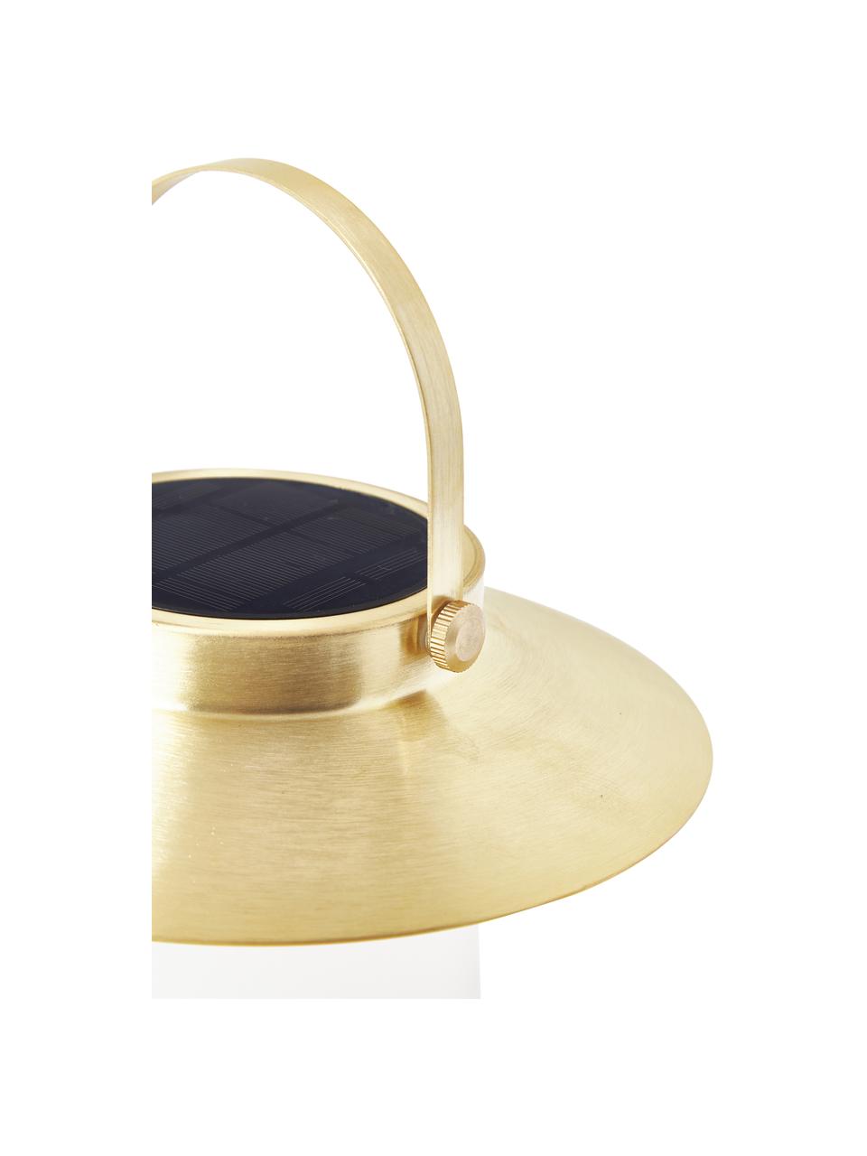 Solarna lampa zewnętrzna Brass, Odcienie złotego, Ø 23 x W 22 cm