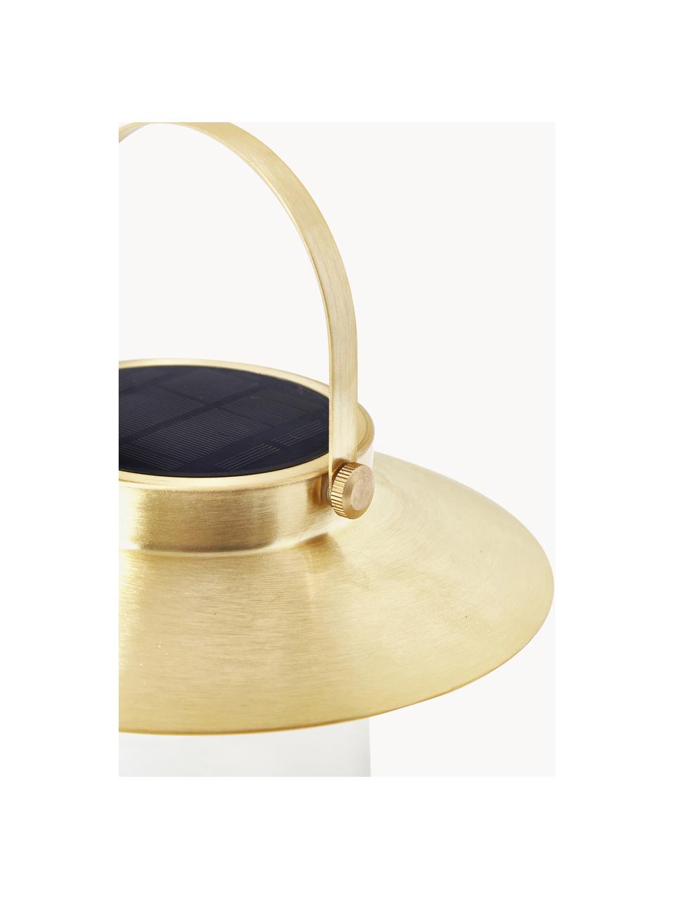 Solarna lampa zewnętrzna Brass, Odcienie złotego, Ø 23 x W 22 cm