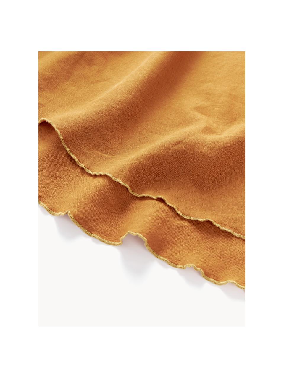 Mantel redondo de lino con ribete Kennedy, 100 % lino lavado

El lino es una fibra natural que tiene una buena capacidad de transpirabilidad, además su alta resistencia a la abrasión hace que el lino sea muy duradero.

El material utilizado para este producto ha sido probado contra sustancias nocivas y está certificado según el STANDARD 100 por OEKO-TEX®, 6760CIT, CITEVE., Naranja, amarillo claro, De 4 a 6 comensales (Ø 180 cm)