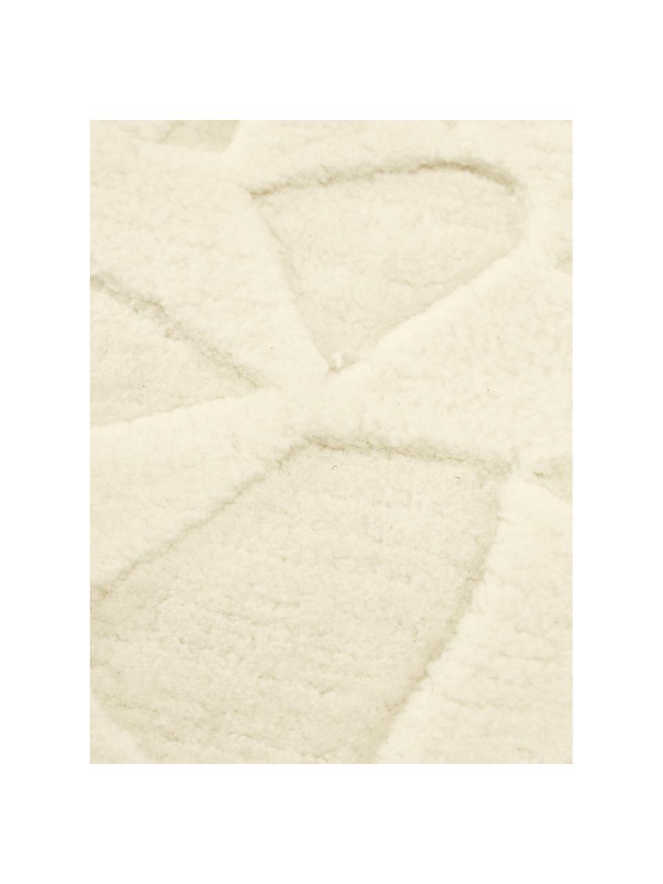 Ręcznie tuftowany dywan z wełny Rory, Biały, S 80 x D 150 cm (Rozmiar XS)