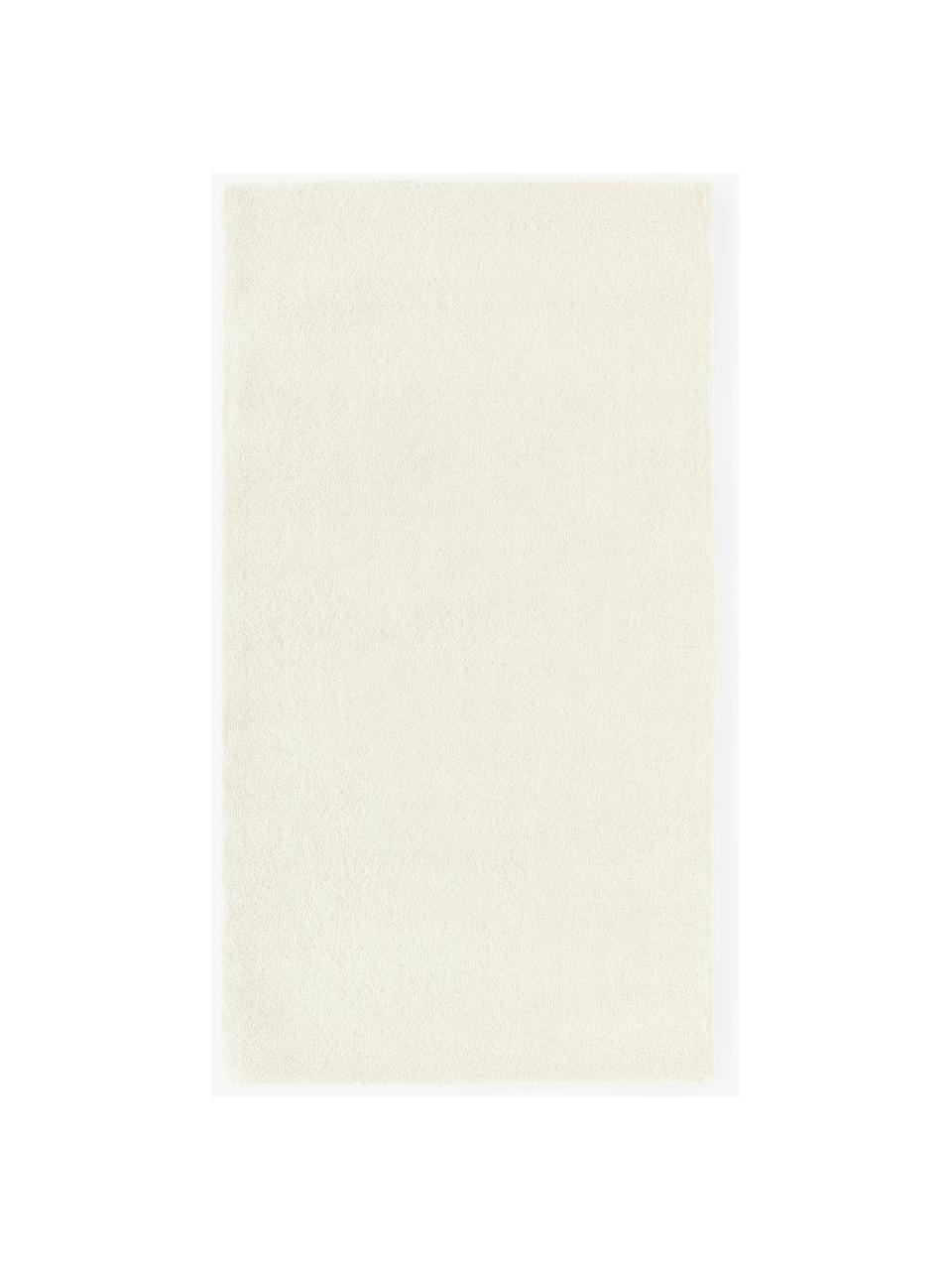 Handgewebter Wollteppich Zayne, Flor: 100 % Wolle, RWS-zertifiz, Off White, B 80 x L 150 cm (Grösse XS)