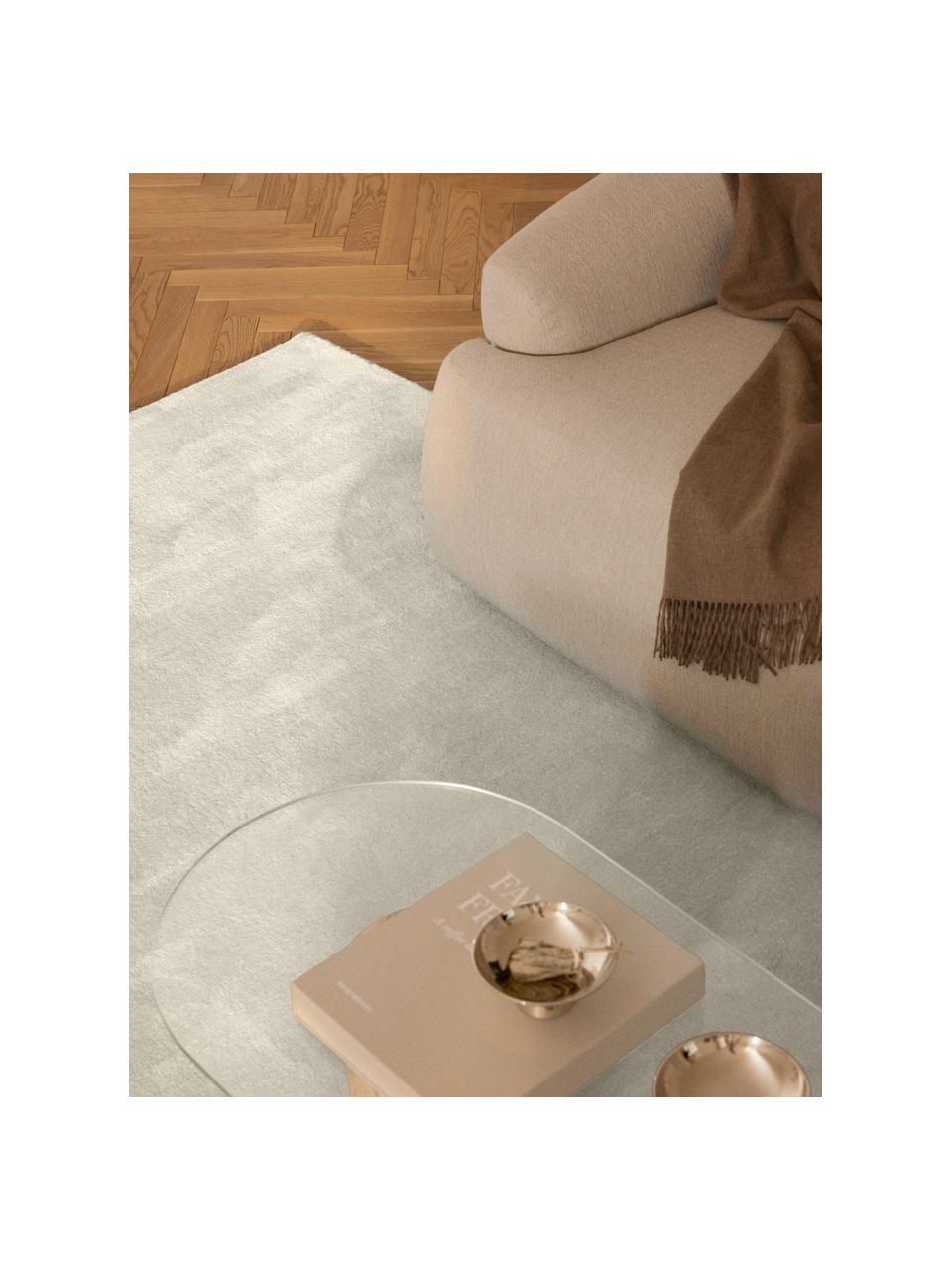 Tapis en laine tissé à la main Zayne, Blanc cassé, larg. 80 x long. 150 cm (taille XS)