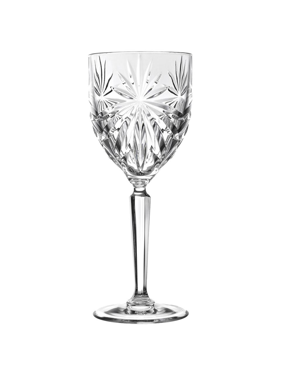Kieliszek do białego wina ze szkła kryształowego Oasis, 6 szt., Szkło kryształowe Luxion, Transparentny, Ø 8 x W 20 cm, 290 ml
