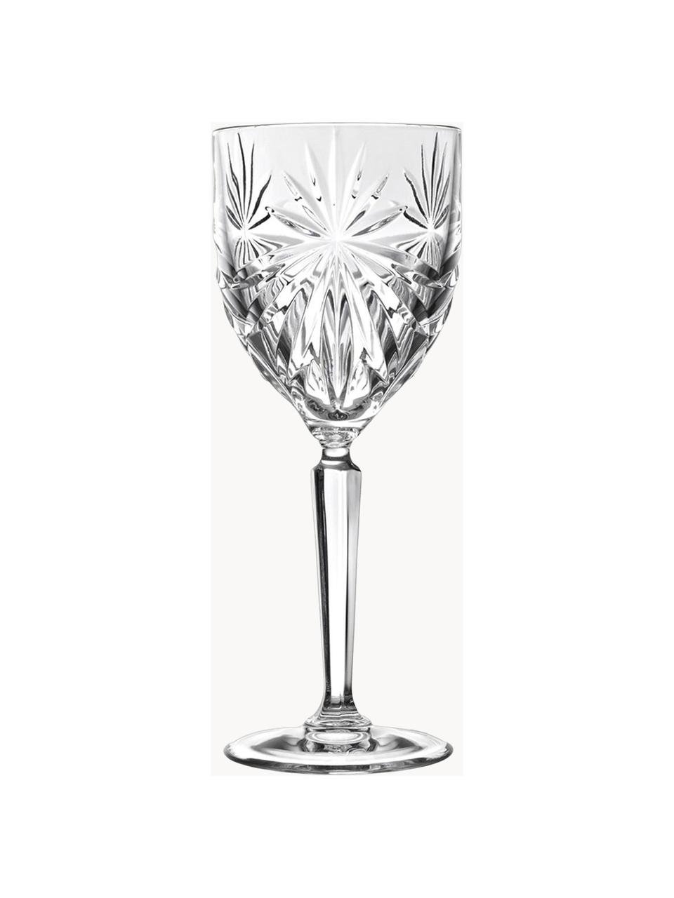 Kieliszek do białego wina ze szkła kryształowego Oasis, 6 szt., Szkło kryształowe Luxion, Transparentny, Ø 8 x W 20 cm, 290 ml