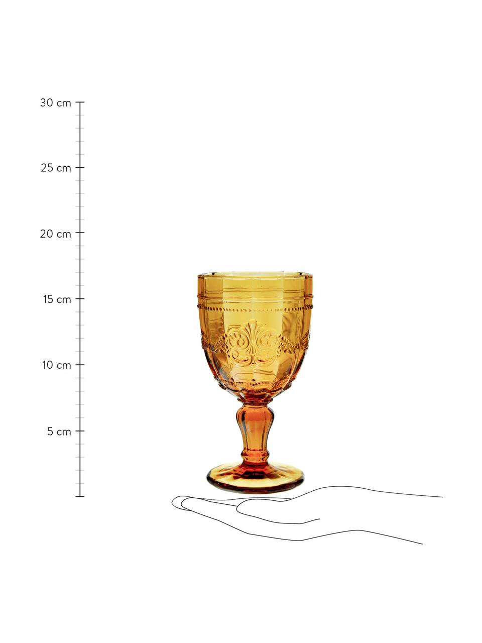 Copas de vino Syrah, 6 uds., Vidrio, Multicolor, Ø 9 x Al 15 cm