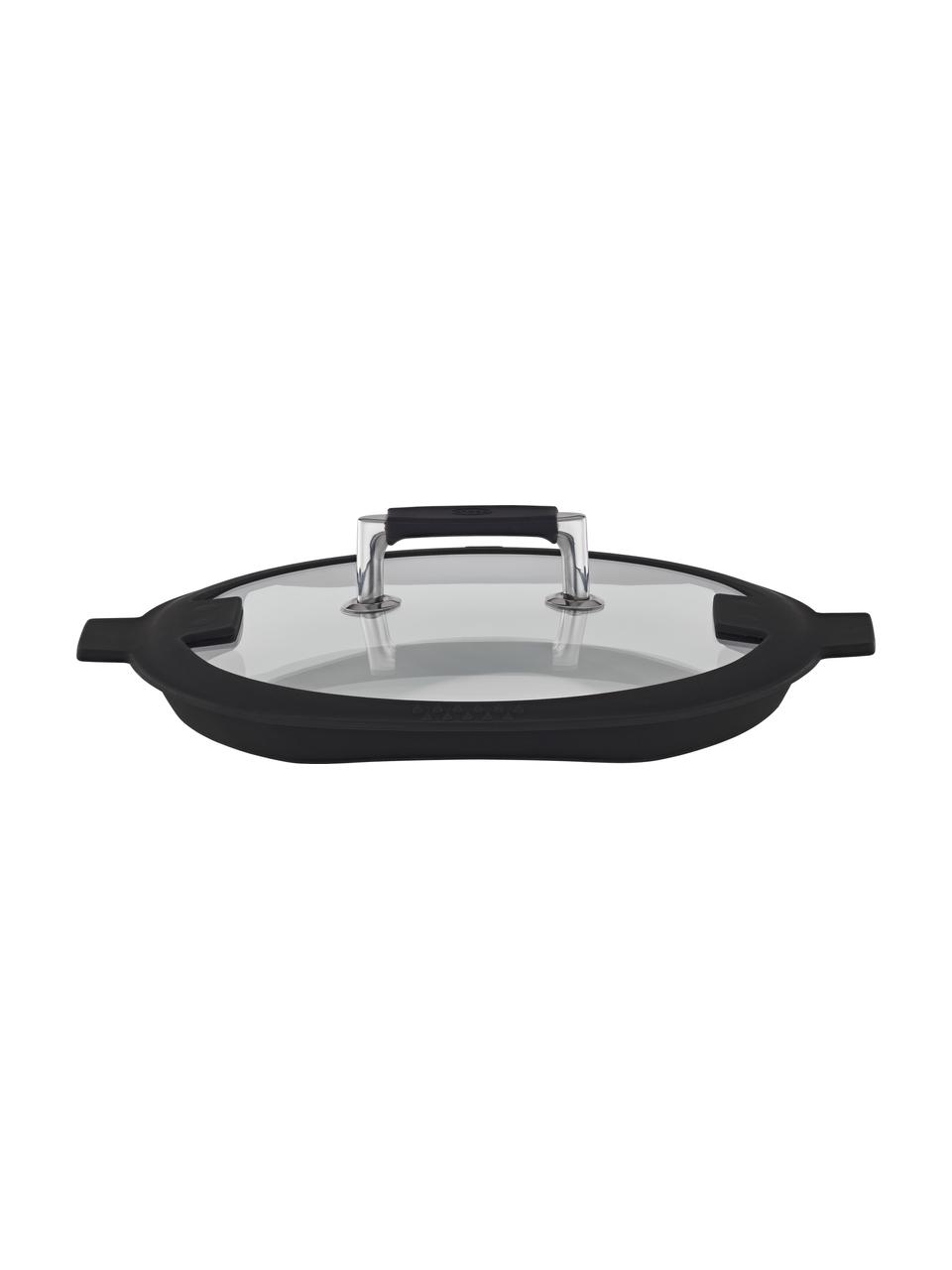 Set de casseroles en acier inoxydable Silence par, 4 élém., Couleur argentée, noir, Lot de différentes tailles