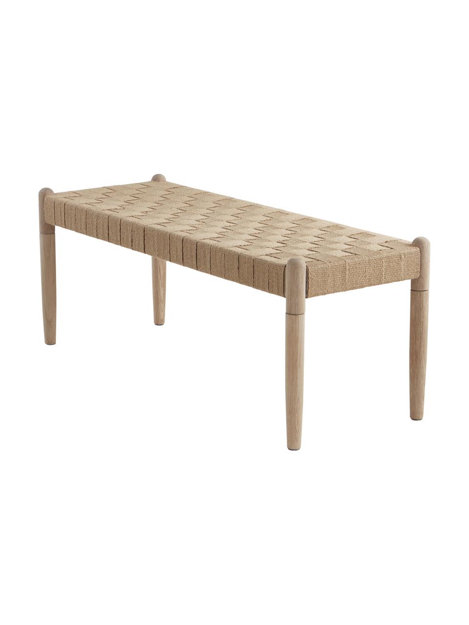 Banc en bois pour enfant Köpenhamn, Bois de chêne, larg. 85 x haut. 32 cm