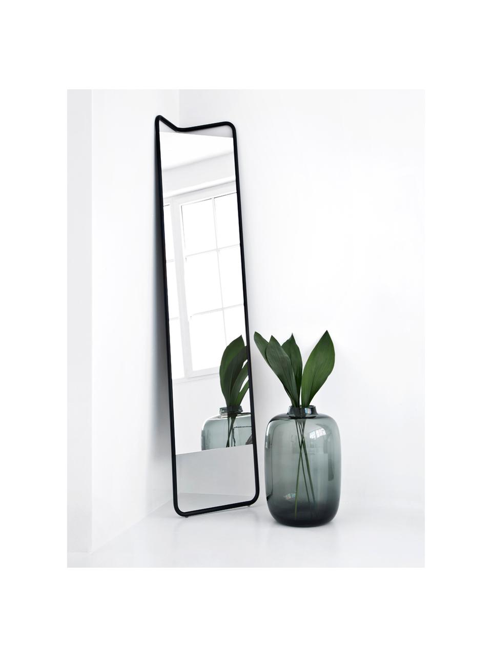 Miroir cadre noir Kasch, Noir, larg. 42 x haut. 175 cm