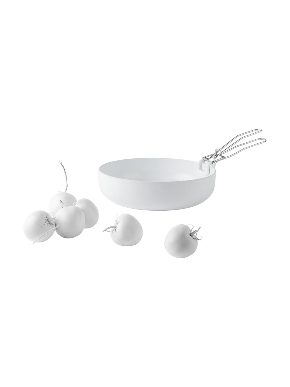 Wok avec revêtement antiadhésif ABCT, Aluminium, enduit, Blanc, Ø 28 x haut. 8 cm