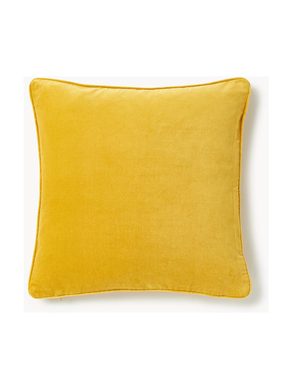 Housse de coussin en velours Dana, 100 % coton

Le matériau est certifié STANDARD 100 OEKO-TEX®, 21.HCN.84376, Hohenstein, Jaune soleil, larg. 40 x long. 40 cm